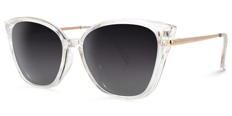 Yesmii Cateye Crystal Glasses | Zeelool Glasses1