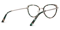 Vanesa Geometric Green-Floral Glasses3