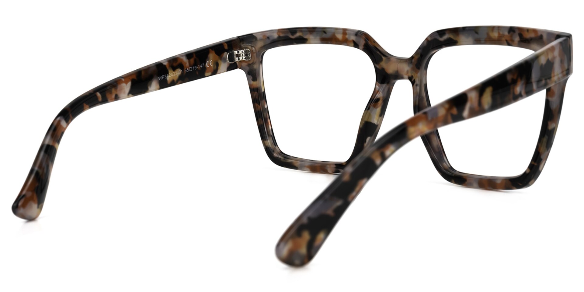 Coleman Square Floral Glasses | Zeelool Glasses3