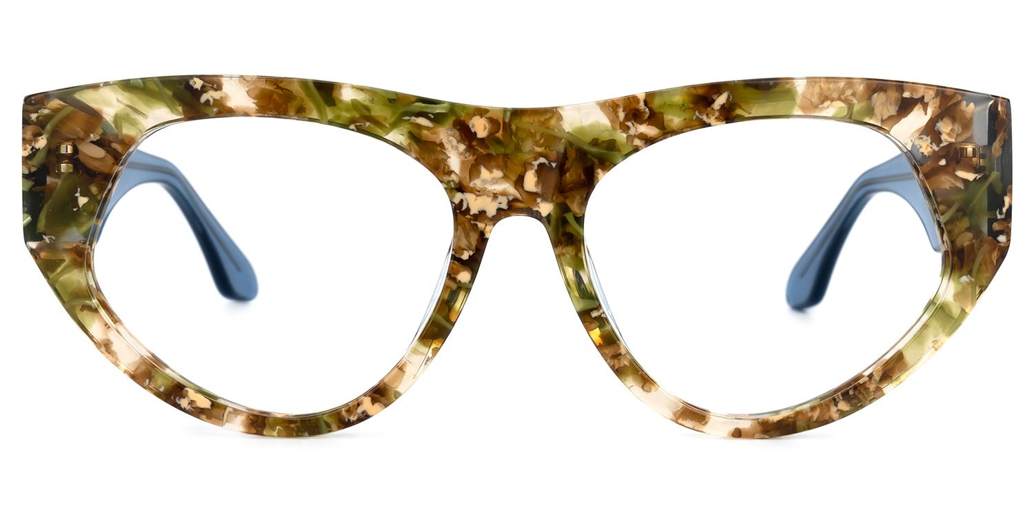 Belgrave Geometric Floral Glasses | Zeelool Glasses0