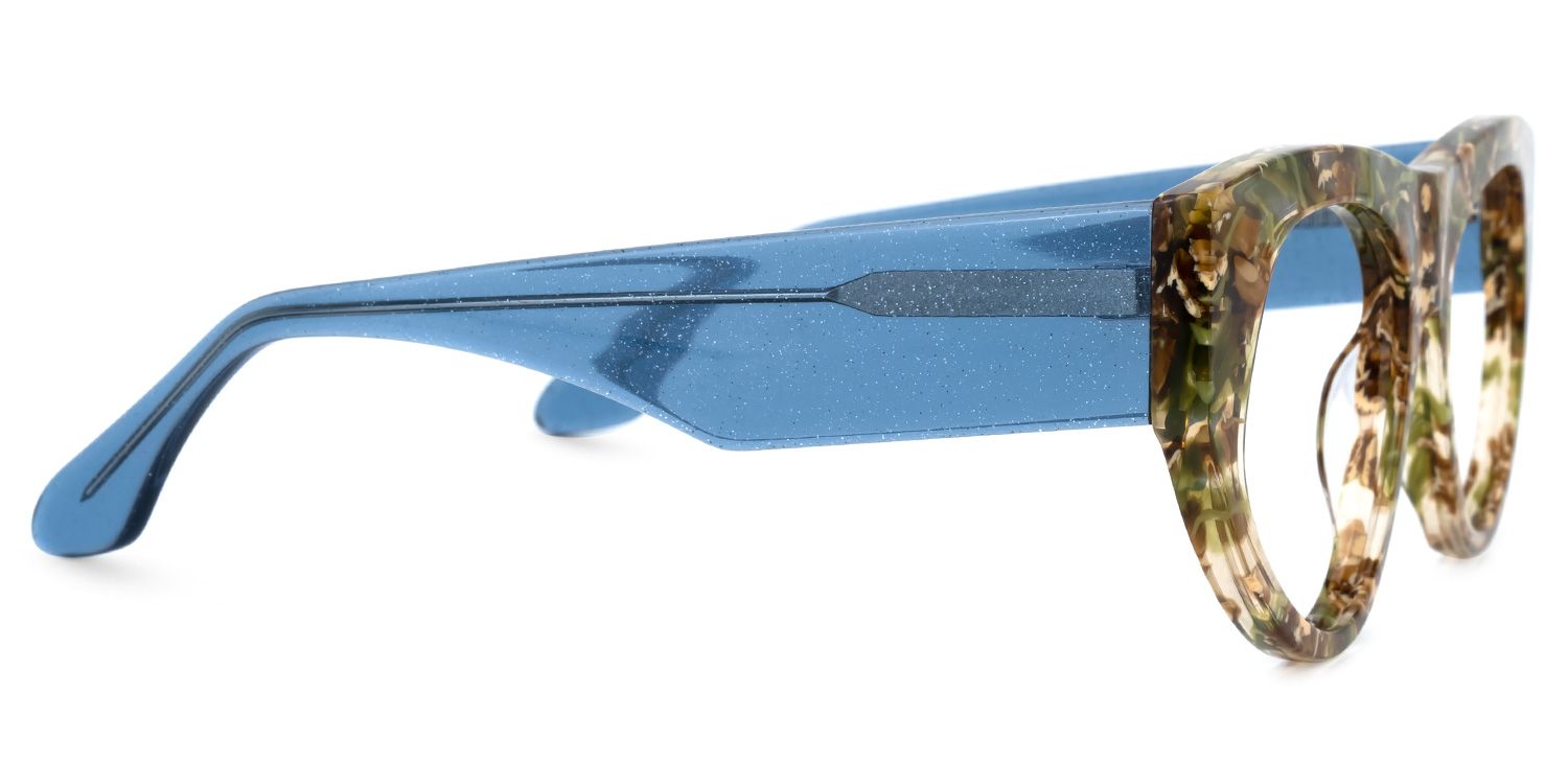 Belgrave Geometric Floral Glasses | Zeelool Glasses2