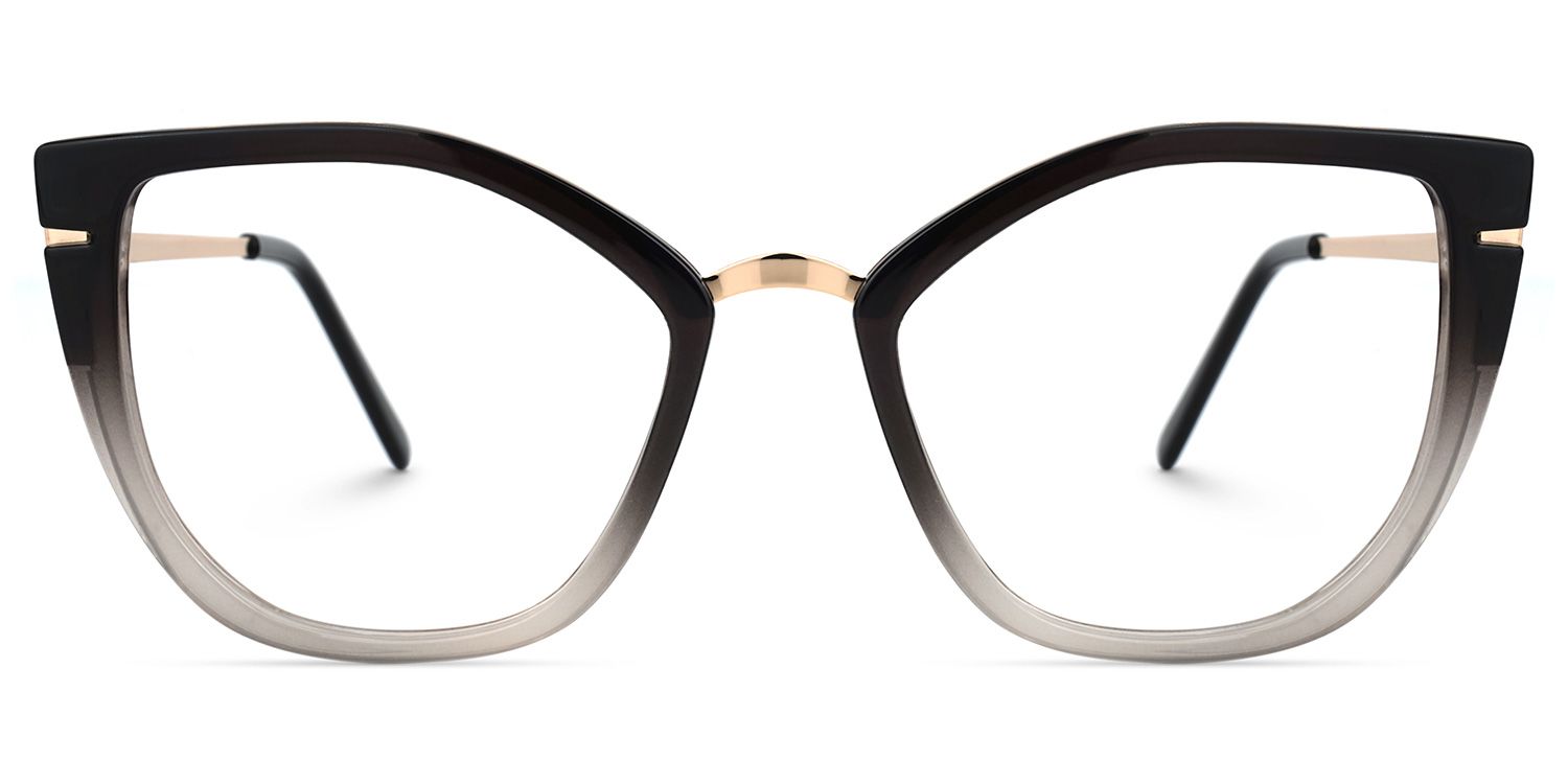 Tabrieah Cateye Gray-Black Glasses | Zeelool Glasses0