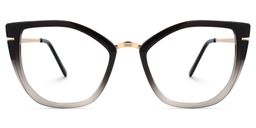 Tabrieah Black-Gray Cat eye Glasses0