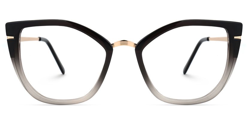 Tabrieah Black-Gray Cat eye Glasses