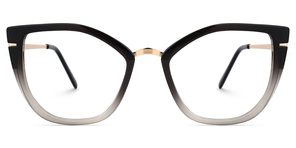 Tabrieah Cateye Gray-Black Glasses