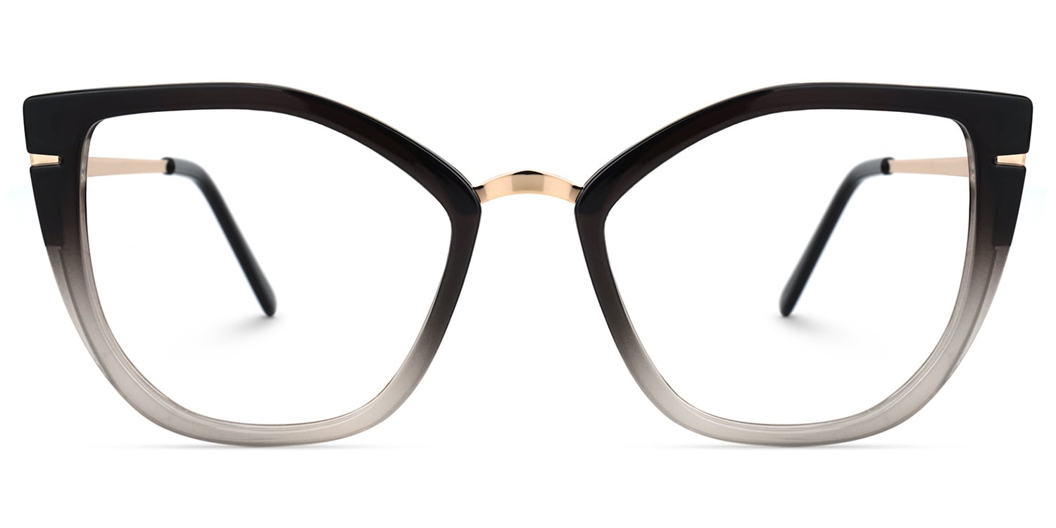 Tabrieah Cateye Gray-Black Glasses
