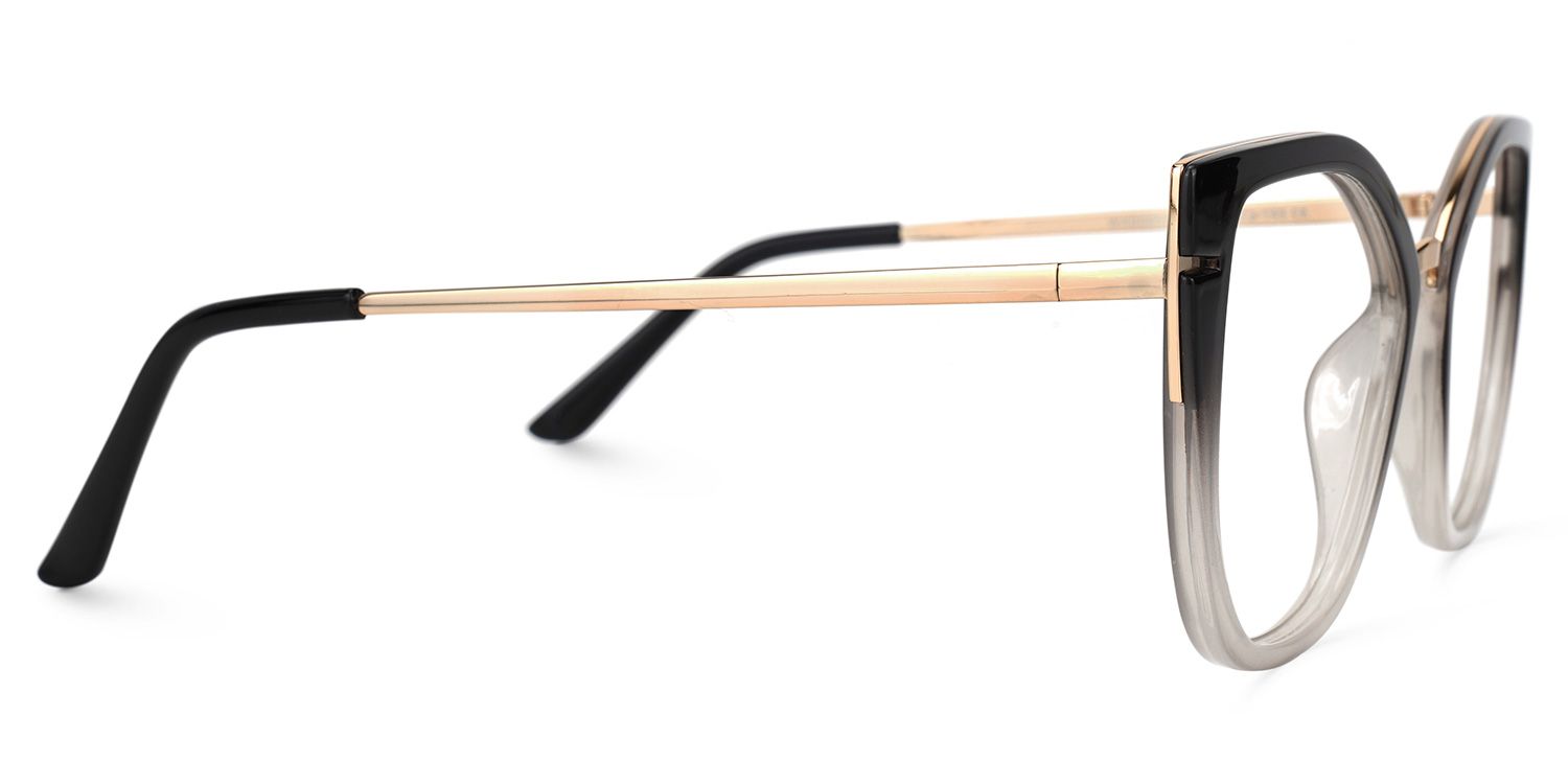 Tabrieah Cateye Gray-Black Glasses | Zeelool Glasses2