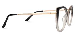 Tabrieah Black-Gray Cat eye Glasses2