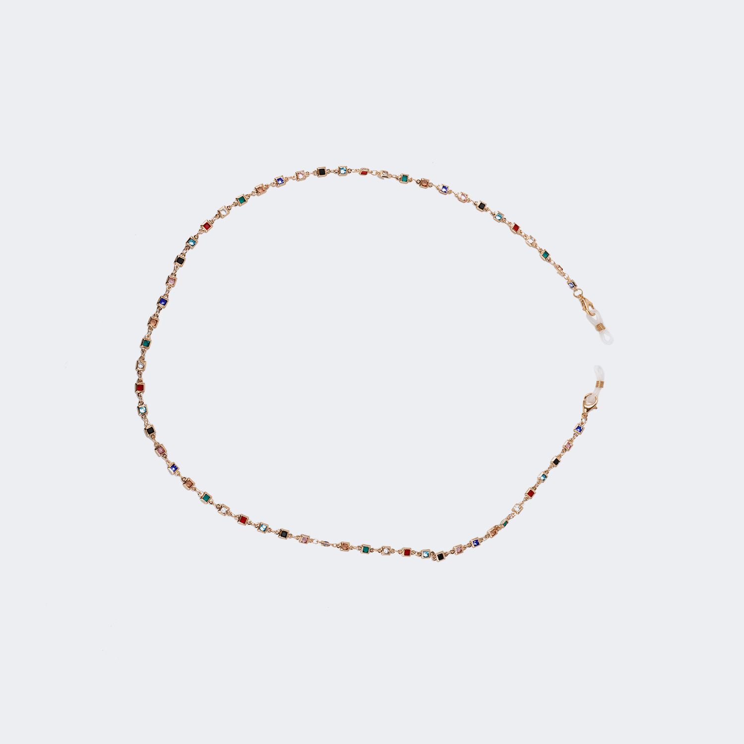 Beautiful Multicolor Diamond Eyeglasses Chains | Zeelool Glasses1