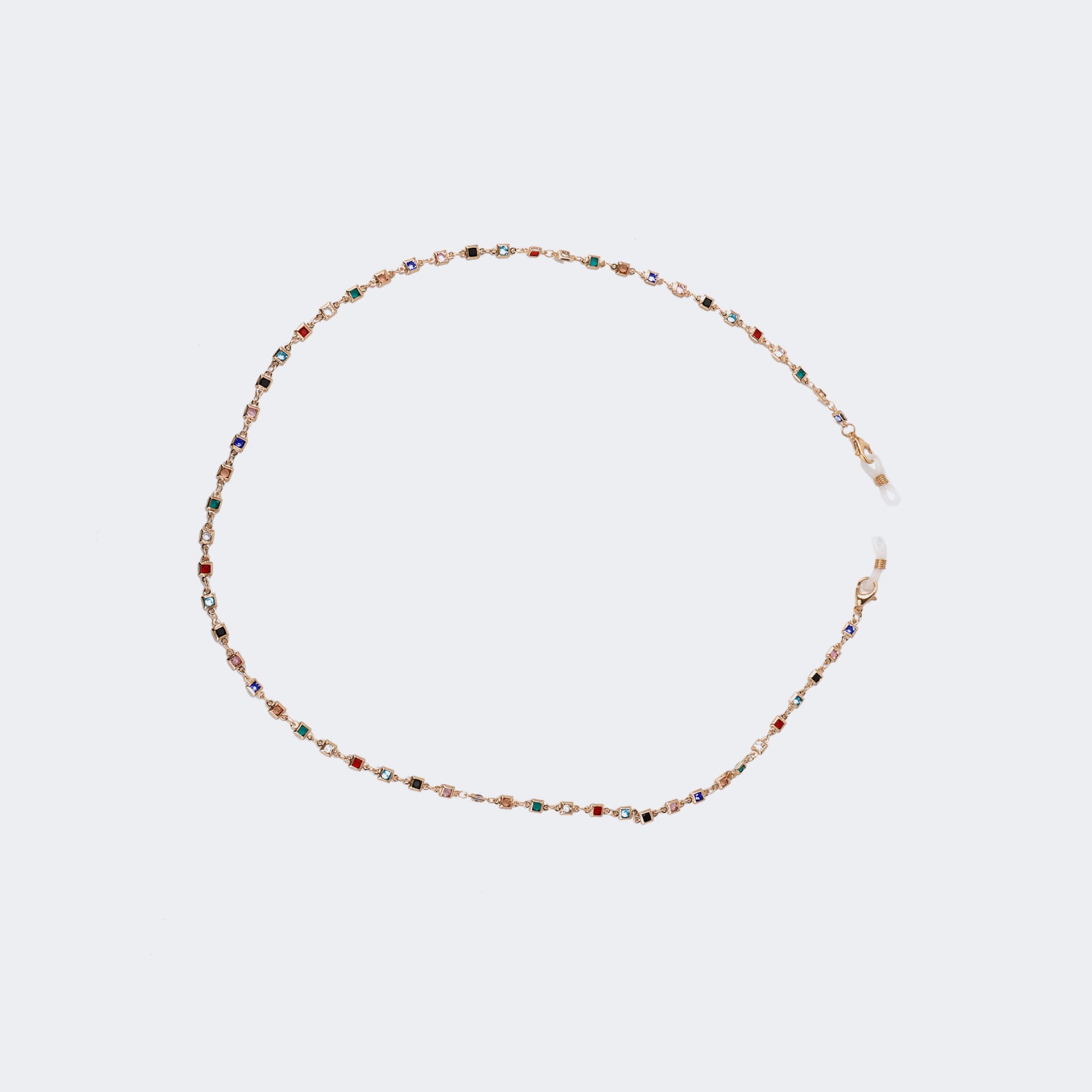 Beautiful Multicolor Diamond Eyeglasses Chains | Zeelool Glasses1