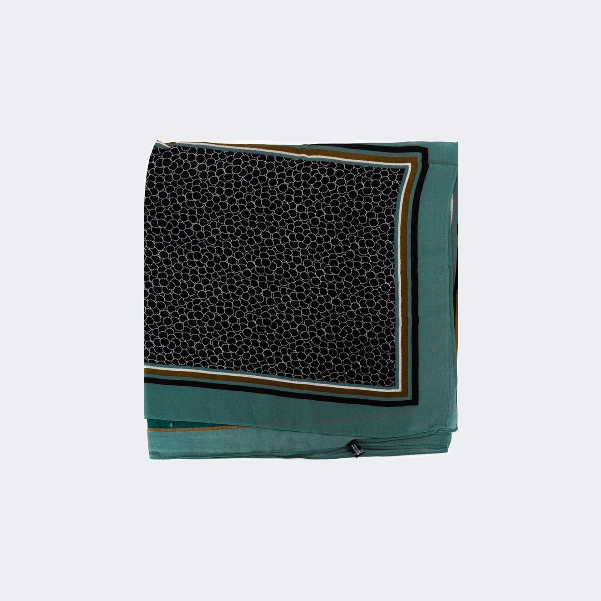 Vintage Four Seasons Available Black-Green Scarves | Zeelool Glasses2