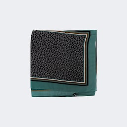 Vintage Four Seasons Available Black-Green Scarves2