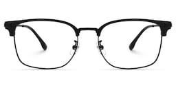 Turkessa Browline Black Glasses0