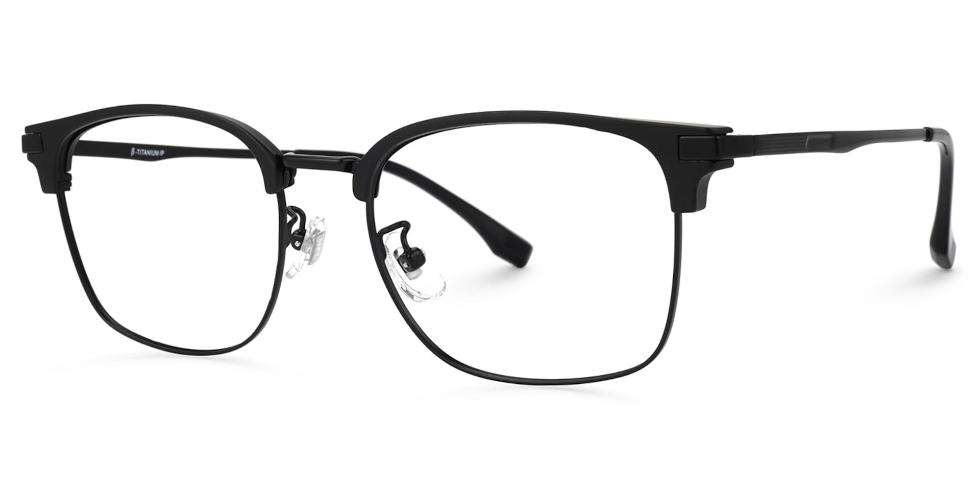 Turkessa Browline Black Glasses | Zeelool Glasses1