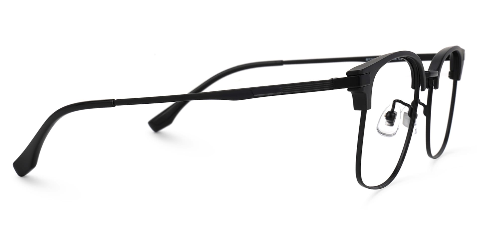 Turkessa Browline Black Glasses | Zeelool Glasses2