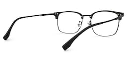 Turkessa Browline Black Glasses3