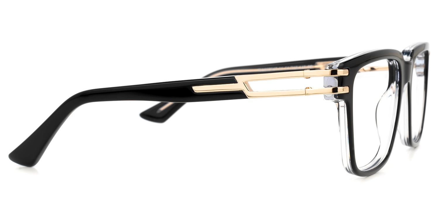 Jennie Square Black Glasses | Zeelool Glasses2