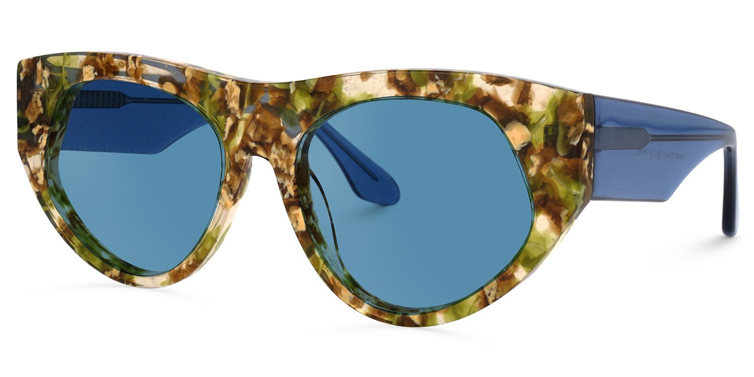 Apiaton Geometric Floral Sunglasses | Zeelool Glasses