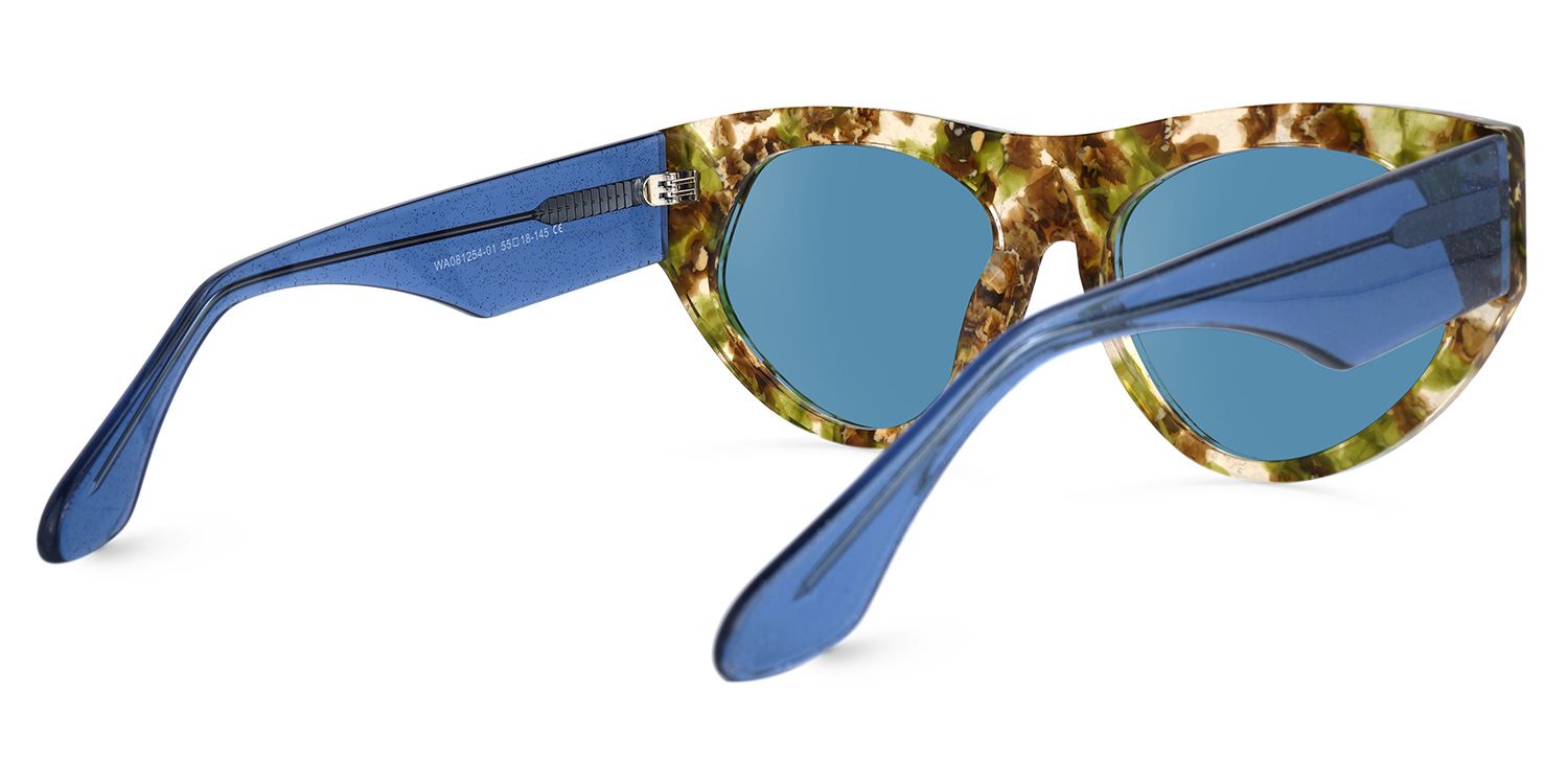 Apiaton Geometric Floral Sunglasses | Zeelool Glasses