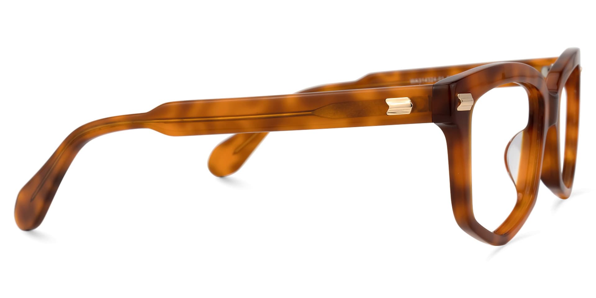 Geri Geometric Brown Glasses | Zeelool Glasses2