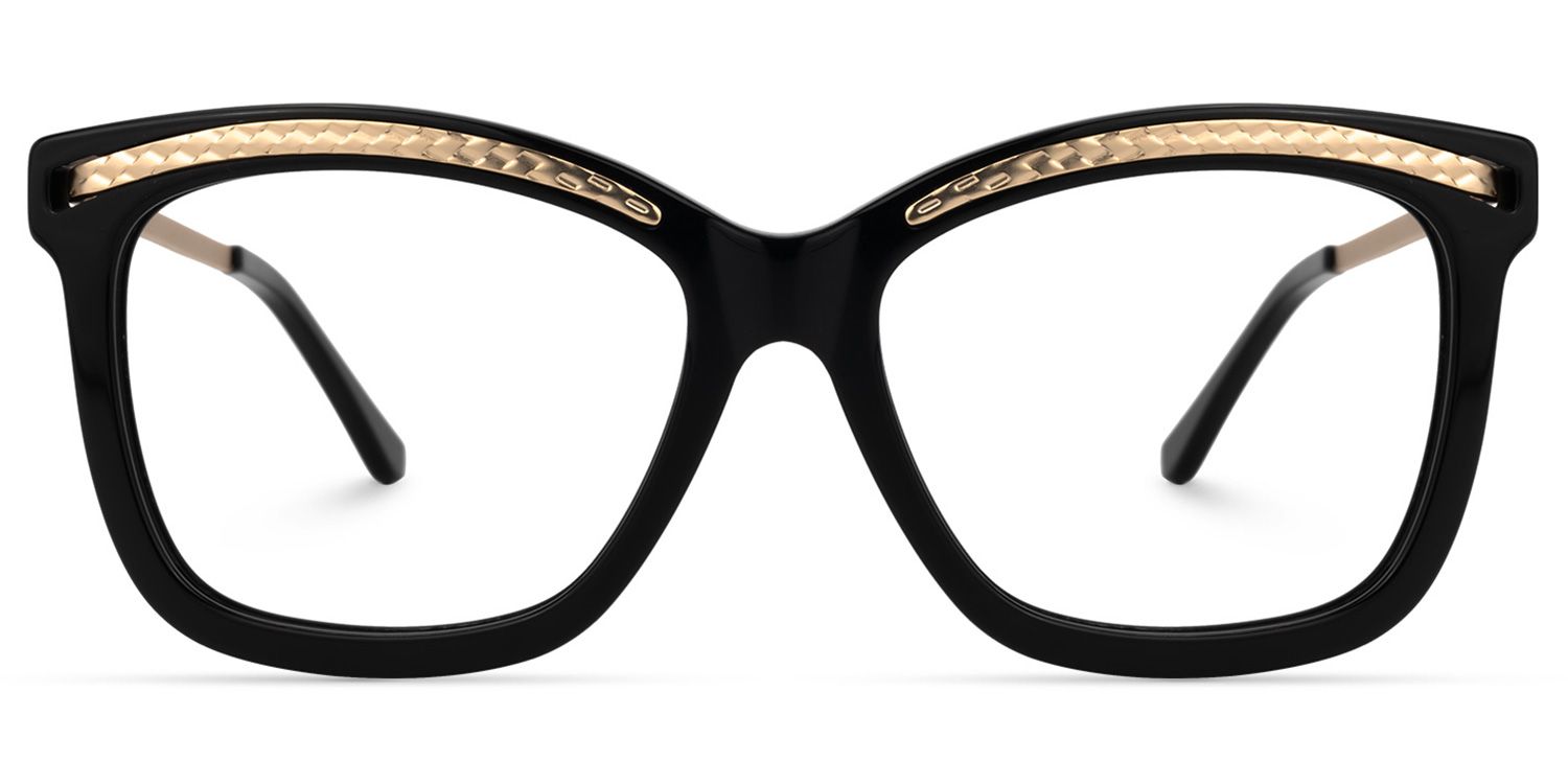 Pollard Cateye Black Glasses | Zeelool Glasses0