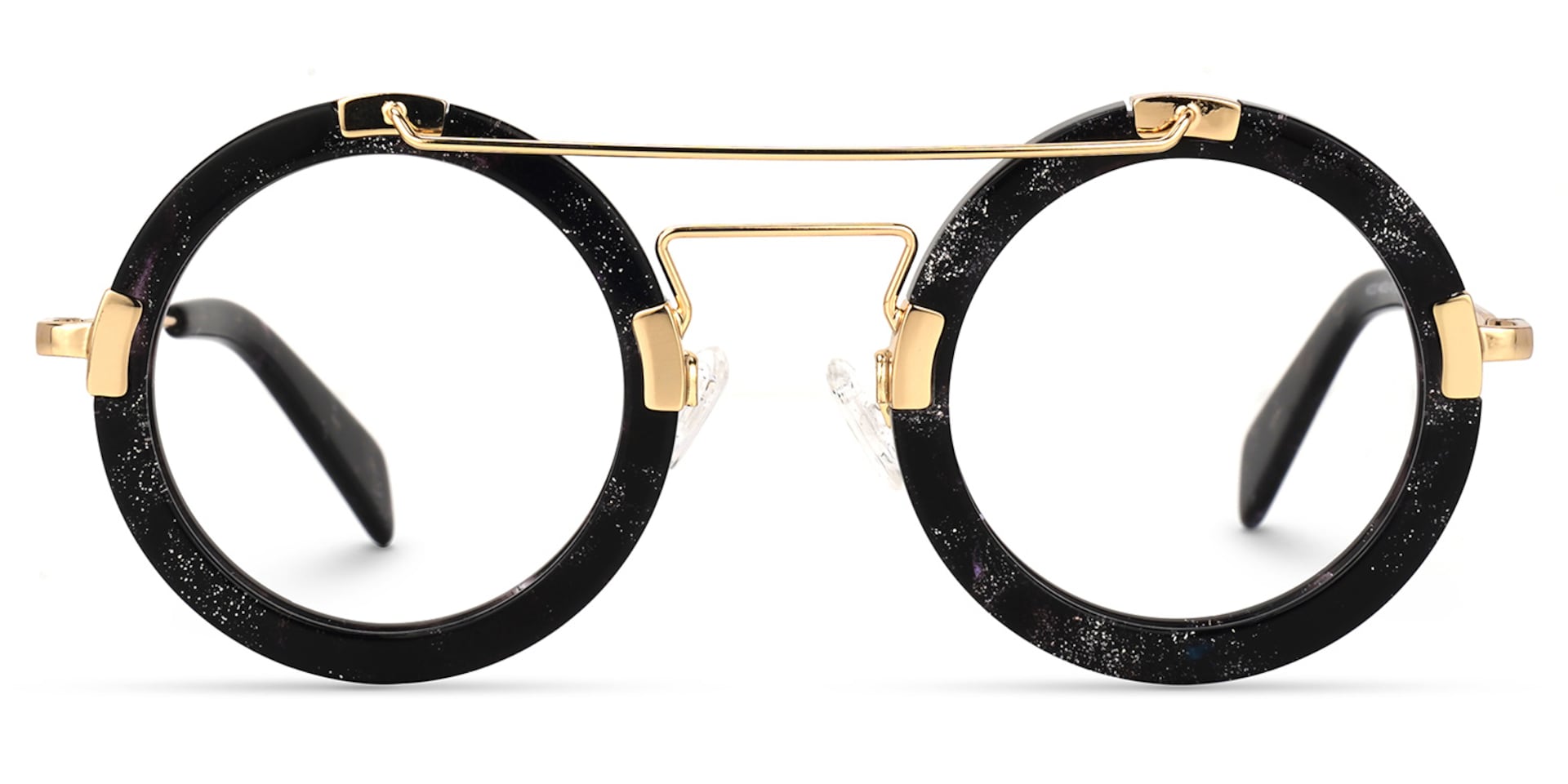 Talkami Round Black Glasses | Zeelool Glasses0