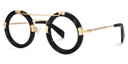 Talkami Round Black Glasses1