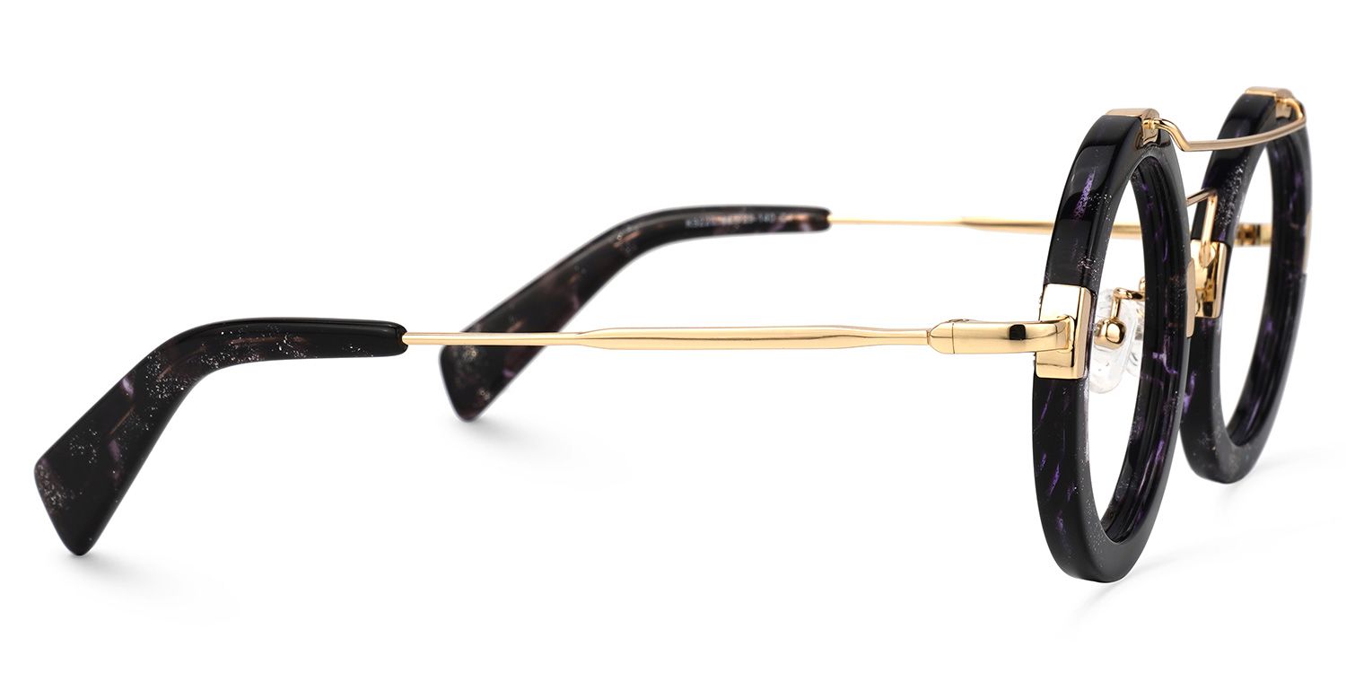 Talkami Round Black Glasses | Zeelool Glasses2