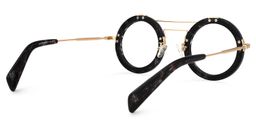 Talkami Round Black Glasses3