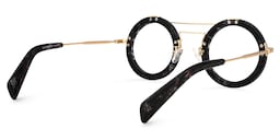 Talkami Round Black Glasses3