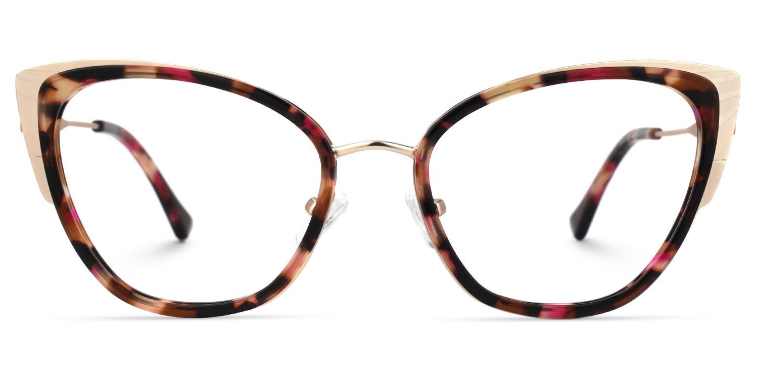 Monik Cateye Red-Tortoise Glasses | Zeelool Glasses0
