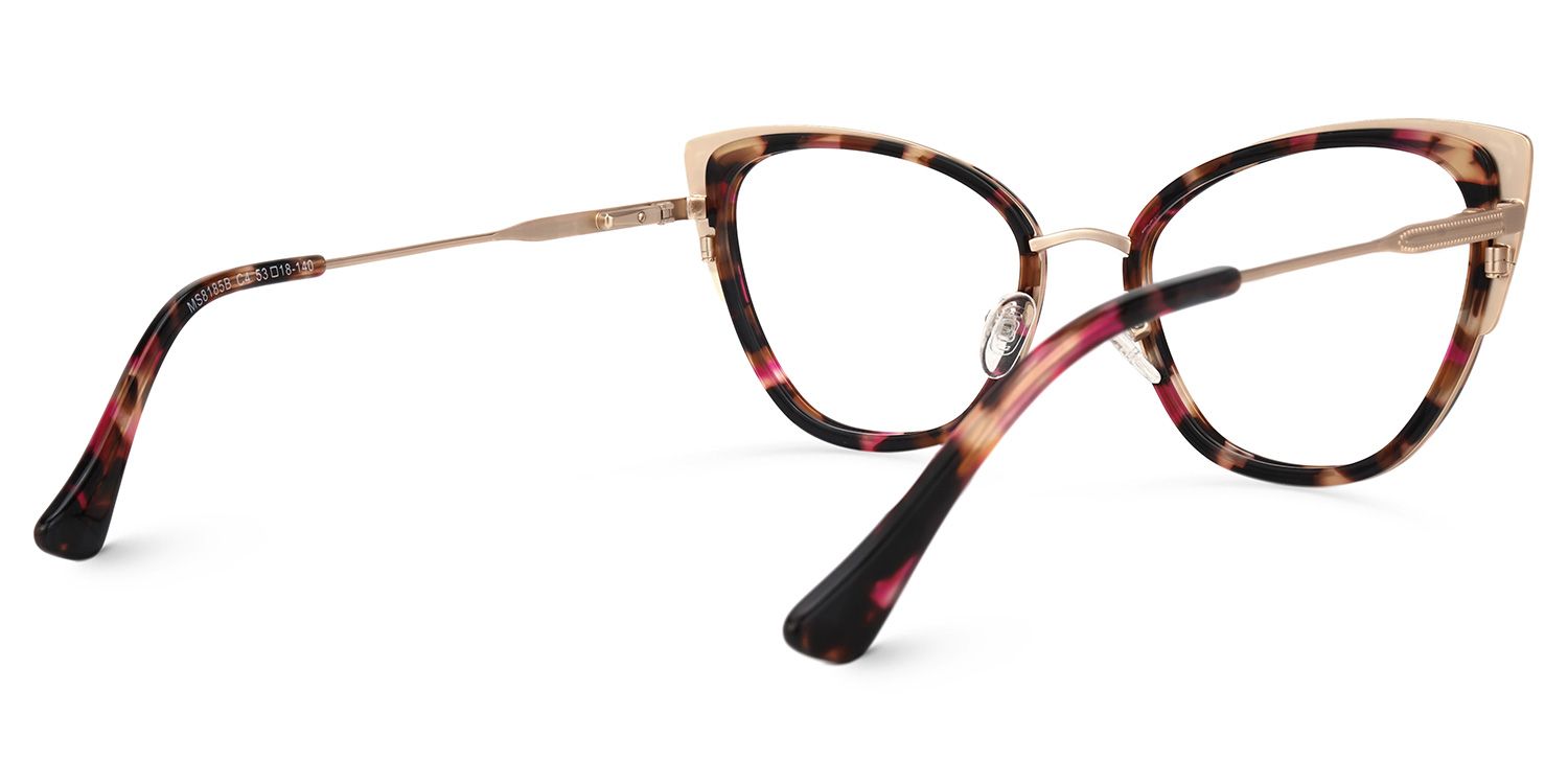 Monik Cateye Red-Tortoise Glasses | Zeelool Glasses3
