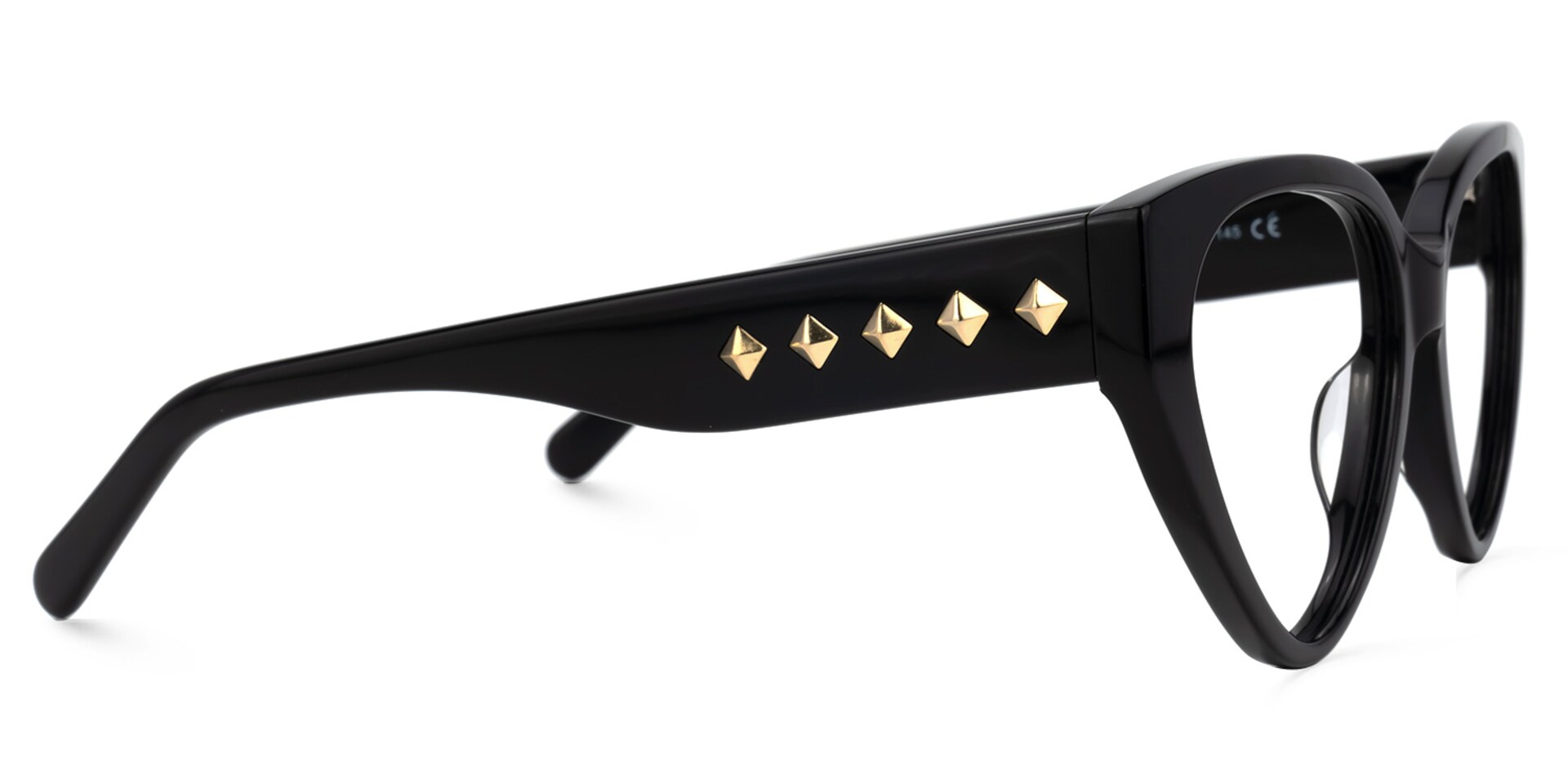 Marshea Geometric Black Glasses | Zeelool Glasses2