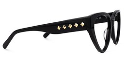 Marshea Geometric Black Glasses2