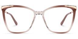 Grisselle Cateye Brown Glasses0