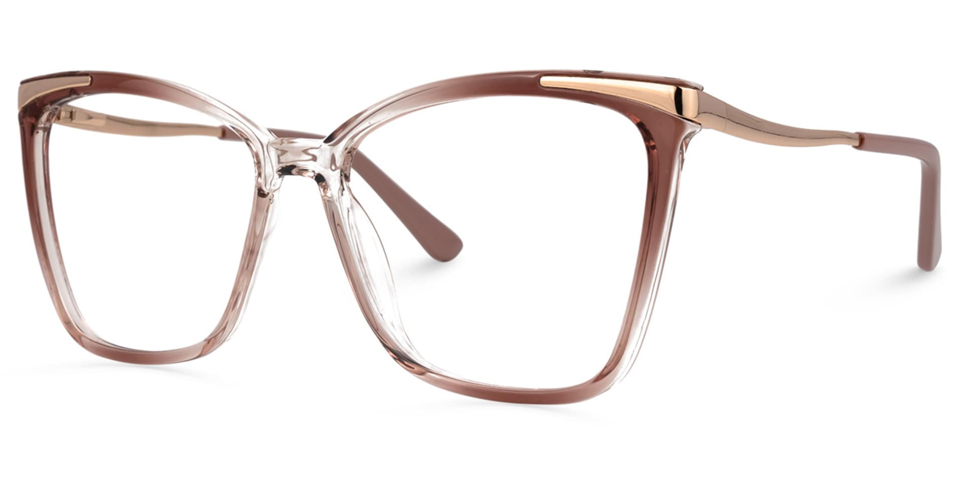 Grisselle Cateye Brown Glasses | Zeelool Glasses1