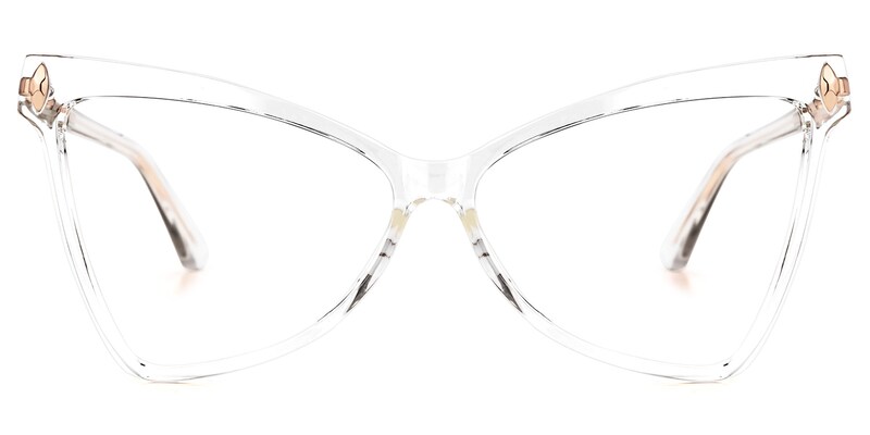 Cristina Geometric Crystal Glasses | Zeelool Glasses0
