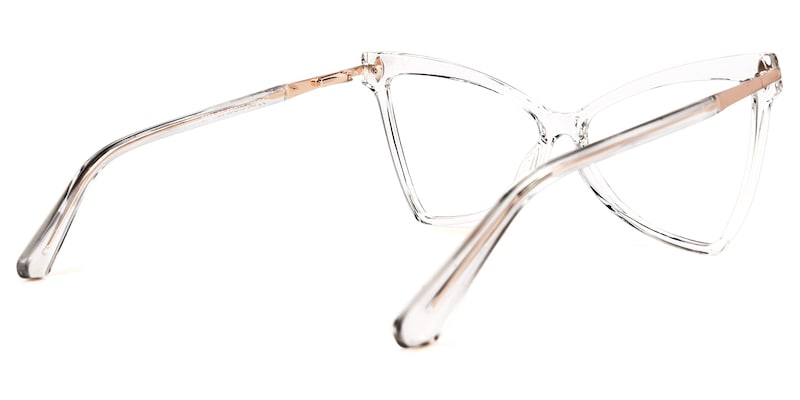 Cristina Geometric Crystal Glasses | Zeelool Glasses3