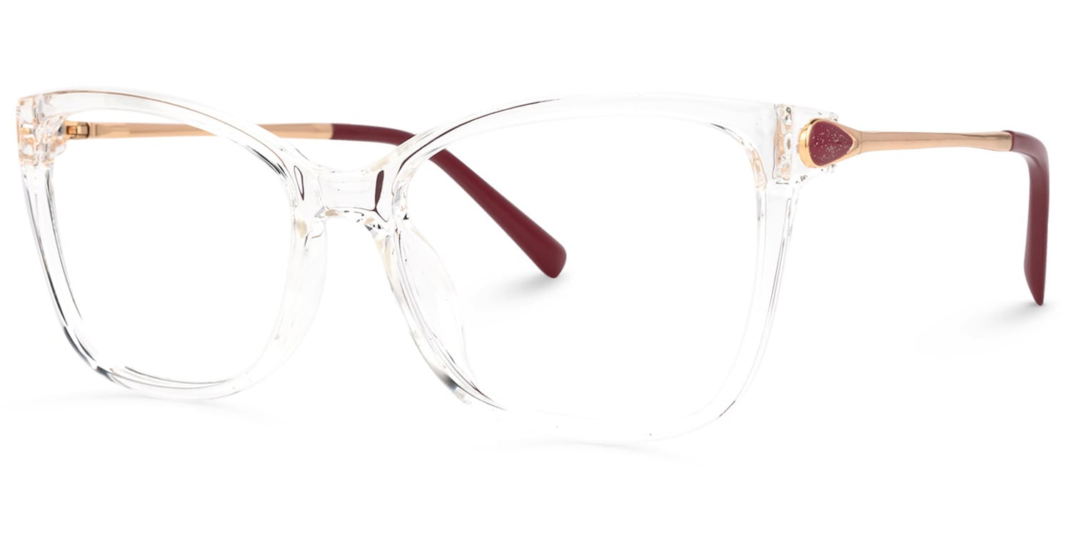 Schirack Cateye Clear Glasses | Zeelool Glasses