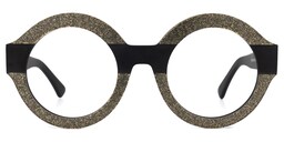 Goenner Round Black Glasses0