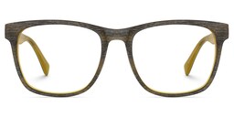 Kiera Square Brown Glasses0