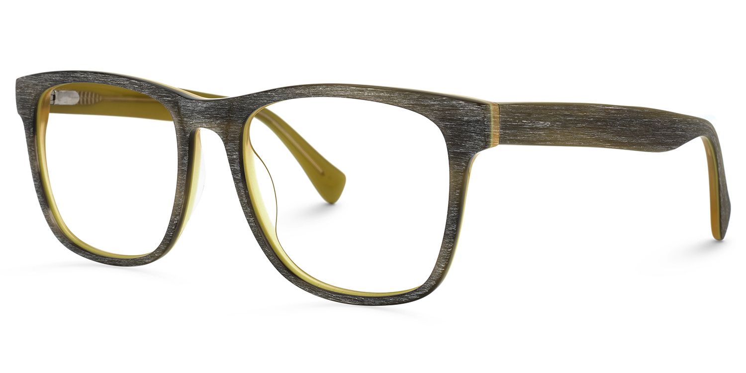 Kiera Square Brown Glasses | Zeelool Glasses1