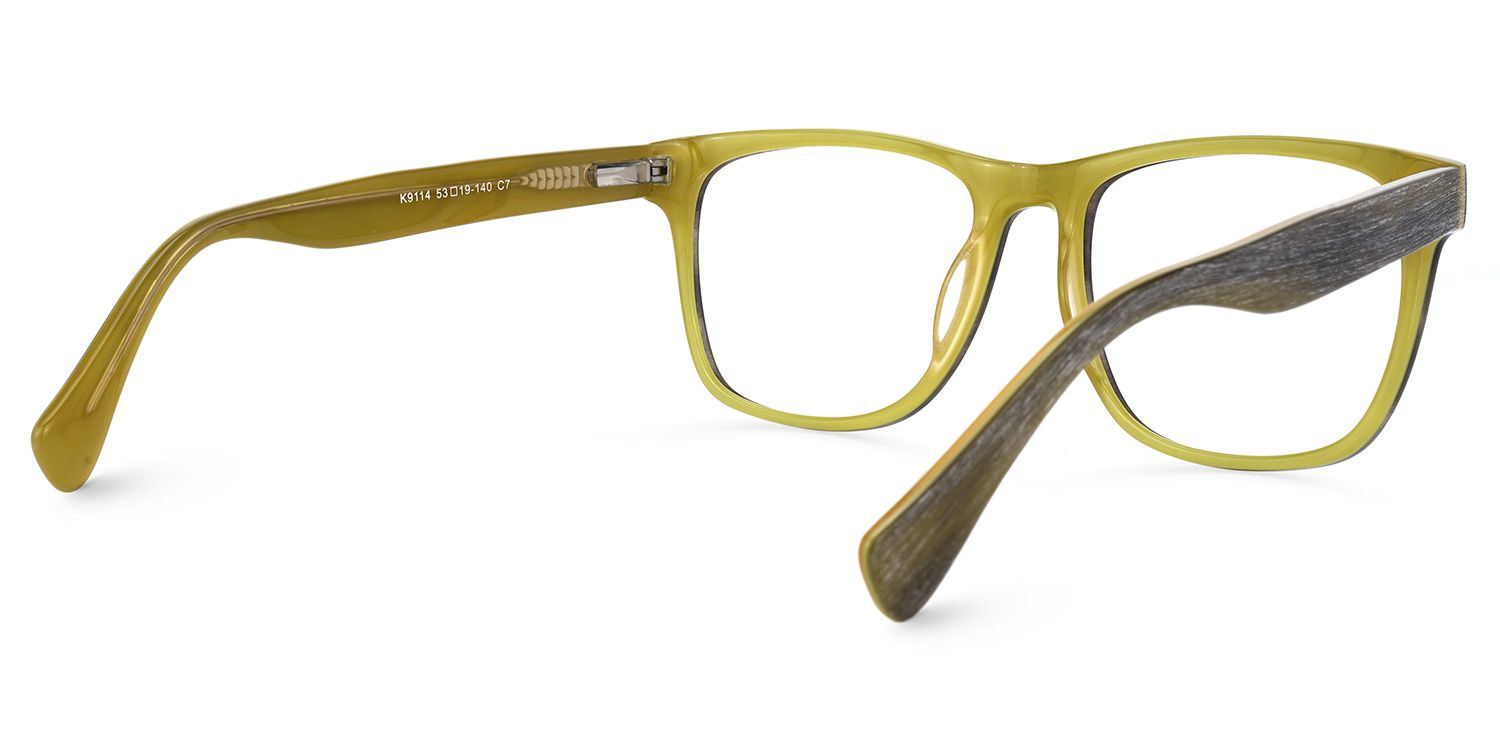 Kiera Square Brown Glasses | Zeelool Glasses3