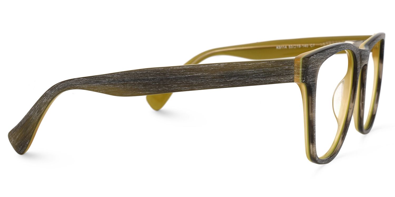 Kiera Square Brown Glasses | Zeelool Glasses2