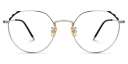Riddle Geometric Silver Glasses0