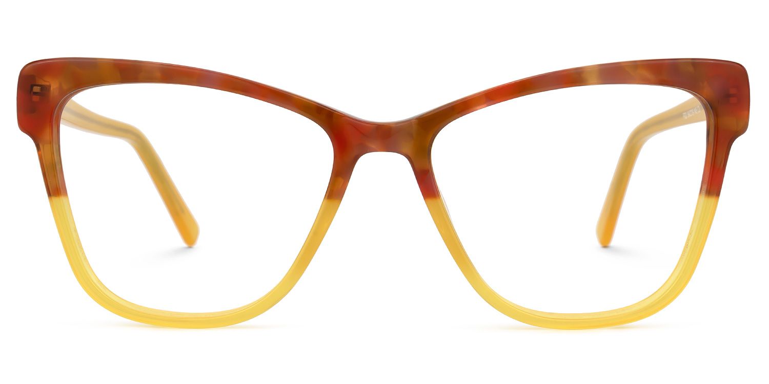 Sharlette Cateye Two-Tone Glasses | Zeelool Glasses0