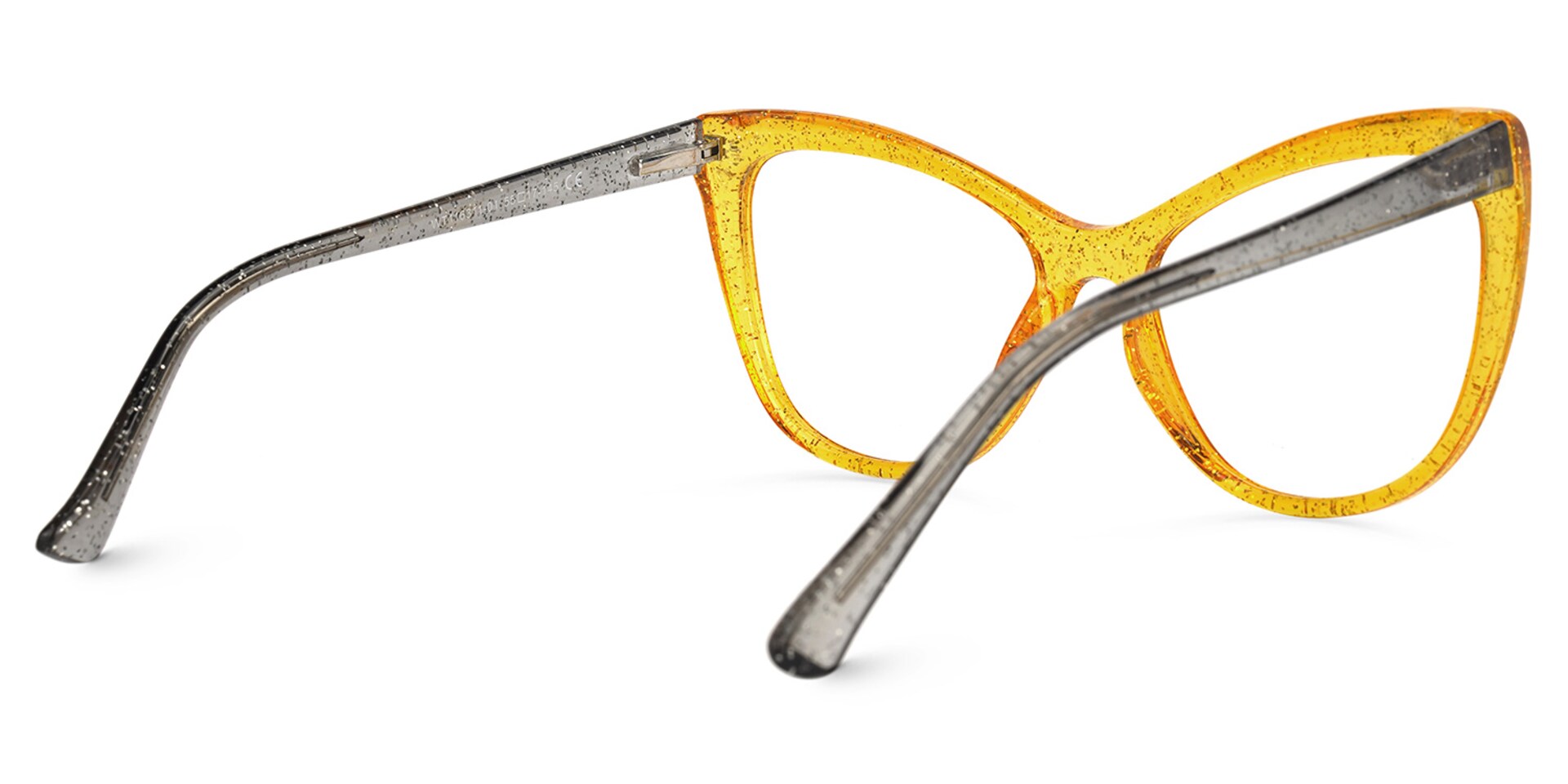 Gomez Cateye Yellow Glasses | Zeelool Glasses3