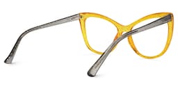 Gomez Cateye Yellow Glasses3