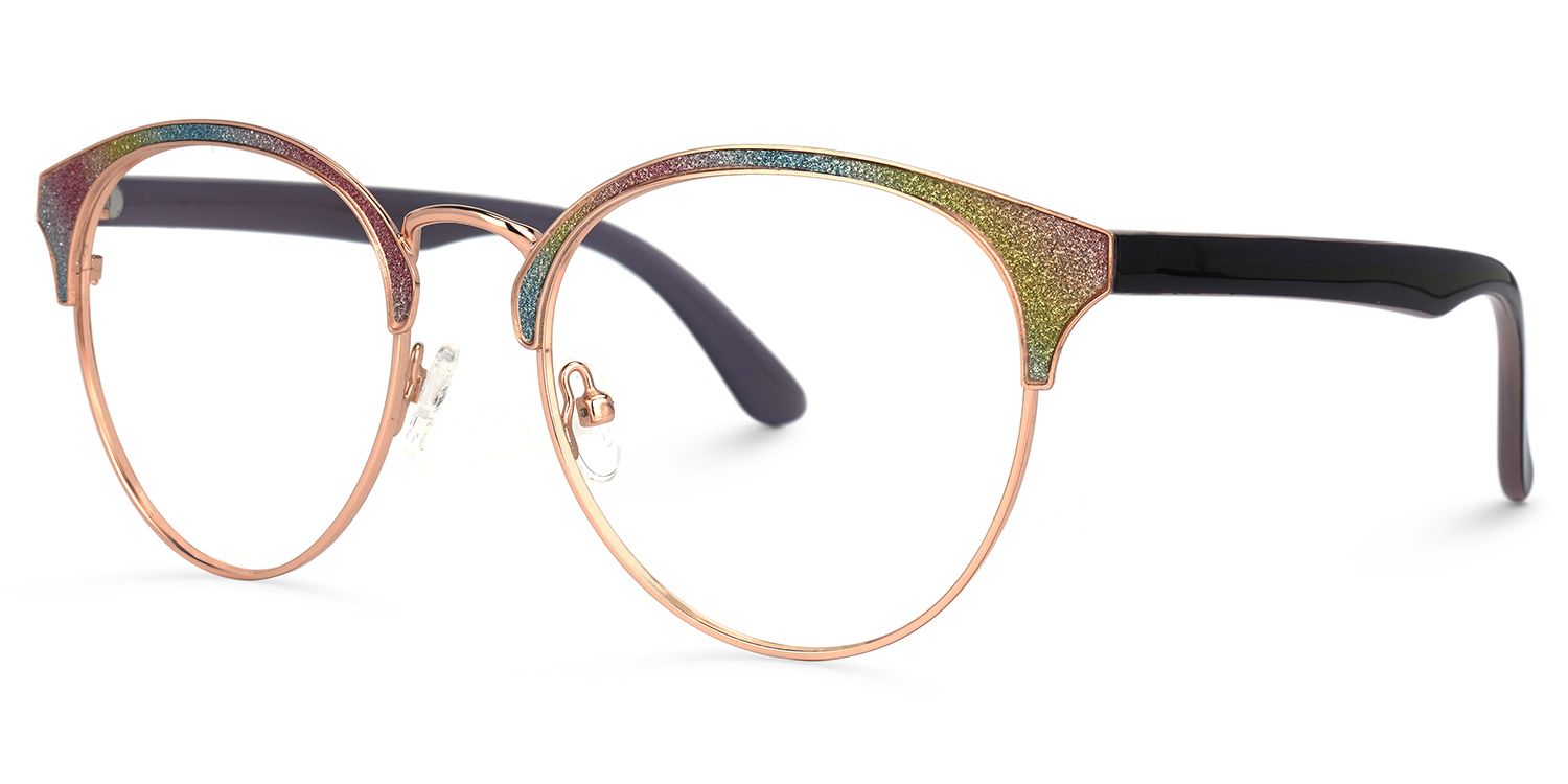 Travels Round Multicolor Glasses | Zeelool Glasses1