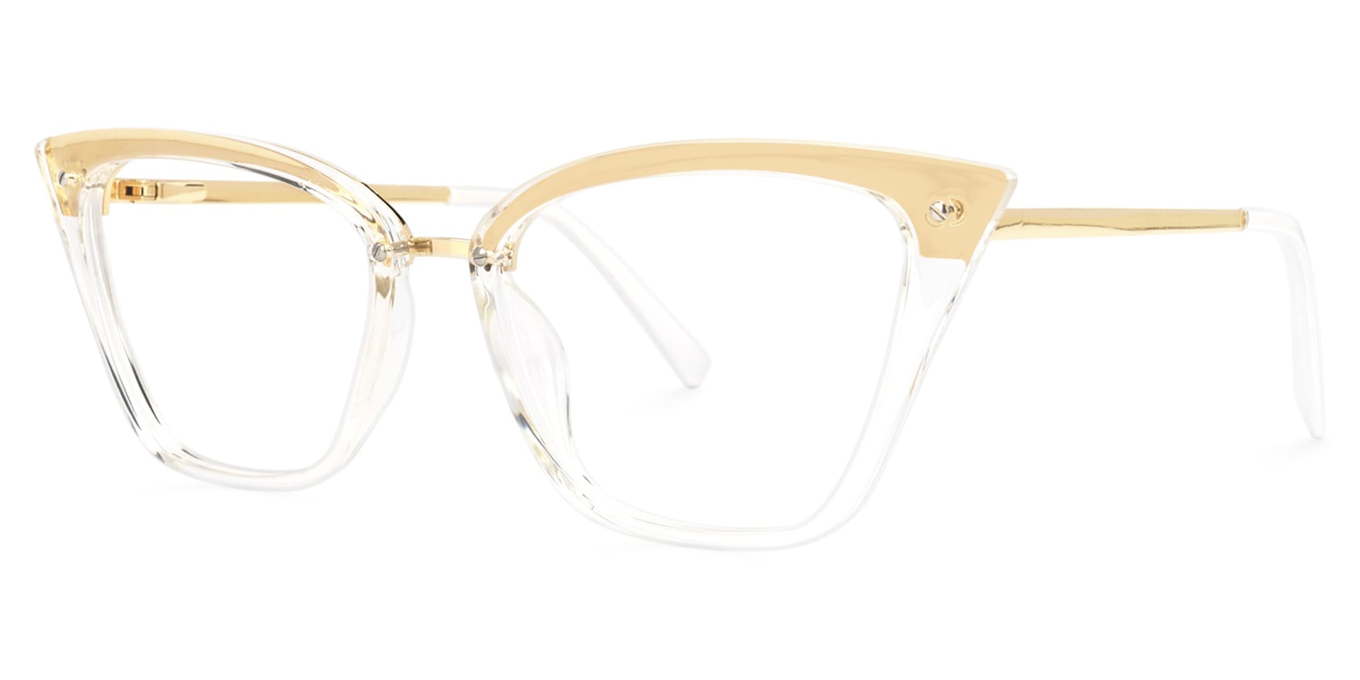 Dionne Cateye Crystal Glasses | Zeelool Glasses1